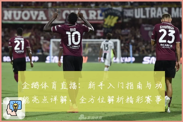 企鹅体育直播：新手入门指南与功能亮点详解，全方位解析精彩赛事观看体验