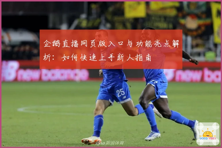 企鹅直播网页版入口与功能亮点解析：如何快速上手新人指南